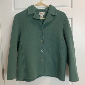 Sage Green 100% Wool SOFT Casual Jacket